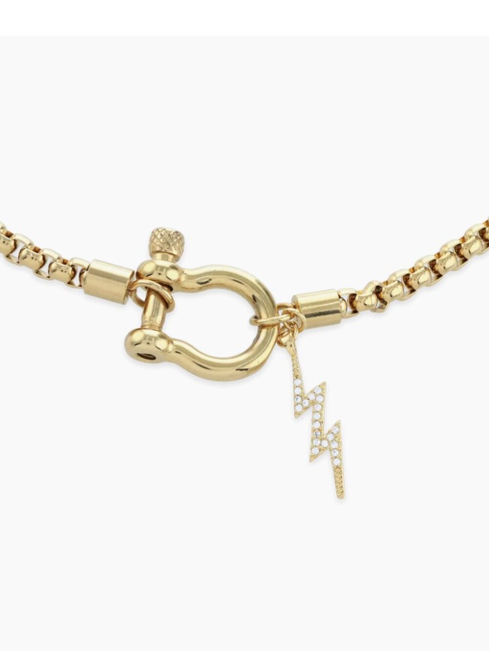 Artizan Joyeria HERRADURA THUNDER NECKLACE -GOLD, NIB - Picture 2 of 3